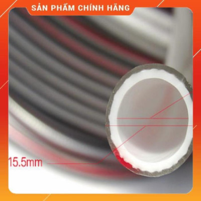 ️ Bộ dây vòi xịt nước rửa xe, tưới cây , tăng áp 3 lần, loại 15m 206319 đầu đồng,cút đồng+ đai