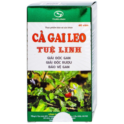 Viên uống Cà Gai Leo Tuệ Linh hỗ trợ giải độc gan (60 viên)