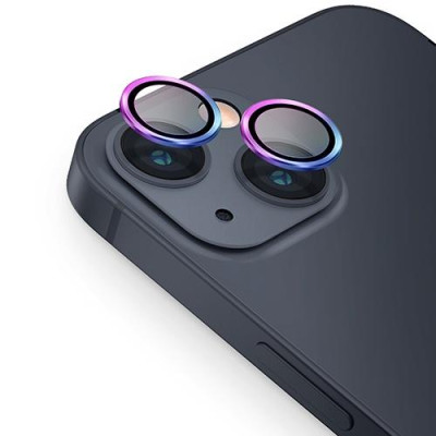Kính dán camera UNIQ Optix Lens Protector For iPhone 14/ 14 Plus bảo vệ ống kính khỏi bụi, trầy xước, dấu vân tay Hàng Chính Hãng