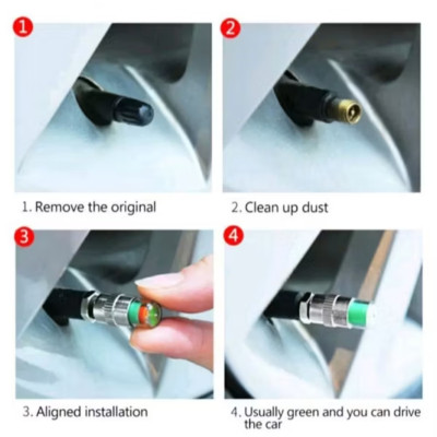 BỘ 4 CÁI NẮP ĐẬY CHÂN VAN XE MÁY ÔTÔ ĐO ÁP XUẤT LỐP TRANG TRÍ XE CỰC ĐẸP CHẤT LƯỢNG