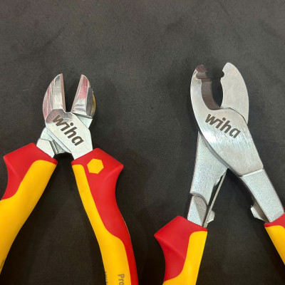 Bộ Kìm cắt cáp 43662 và Kìm cắt Wiha 43340 cách điện 1000V.