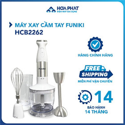 Máy xay cầm tay Funiki HCB2262 - Động cơ DC, công suất 800W - Hàng Chính Hãng