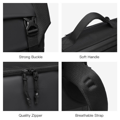 Ba lô đa năng OZUKO Nam Thời trang Đa chức năng Laptop Ba lô du lịch ngoài trời chống nước