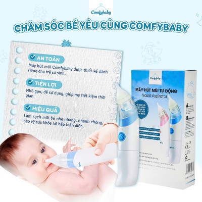 Máy hút mũi cho trẻ sơ sinh Comfybaby - CF718, vệ sinh, an toàn