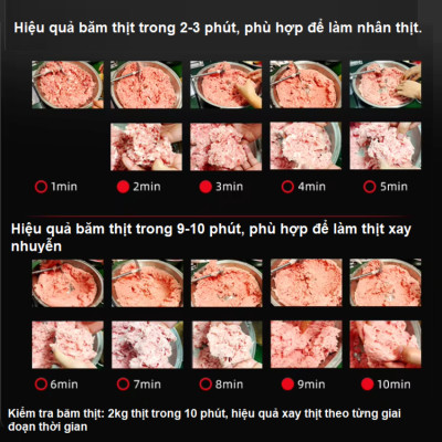 Máy băm thịt và rau củ quả tự động công nghiệp, dùng cho nhà hàng và khách sạn. Thương hiệu Mỹ cao cấp Septree - GJ805. Hàng nhập khẩu