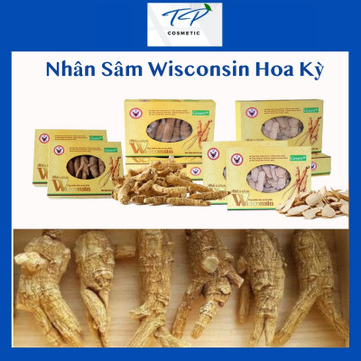 Nhân Sâm Wisconsin Hoa Kỳ (Sâm Mỹ) Cắt Lát 4 tuổi100g 50g: Bồi Bổ Sức Khỏe, Tăng Sức Đề Kháng, Điều Hòa Lipid Máu.