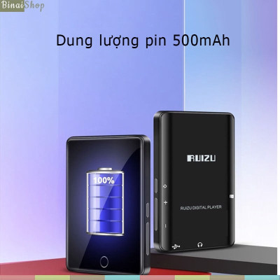 Ruizu M7 - Máy Nghe Nhạc HIFI Màn Hình Cảm Ứng, Bluetooth 5.0, Hỗ Trợ Loa Ngoài - Hàng chính hãng