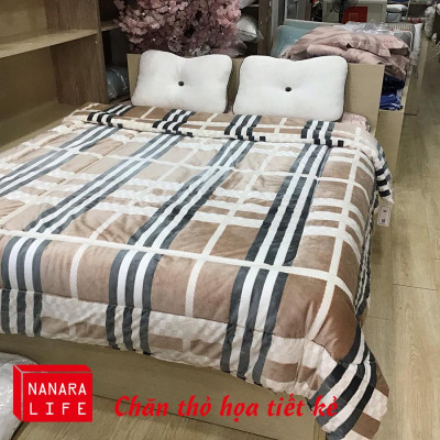 Chăn lông thỏ Nanara Life Nhật Bản - Nhập khẩu chính hãng