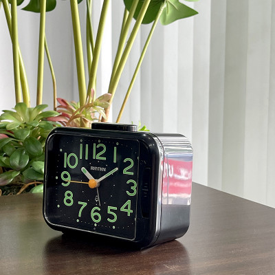 Đồng hồ Rhythm CRA839WR02 Kt 12.6 x 10.1 x 6.0cm, 195g Vỏ nhựa