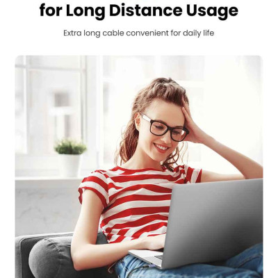 Ugreen UG15311US535TK 1M 240W Cáp USB type C to USB-C c-c 2.0 hỗ trợ sạc nhanh PD3.1 - truyền dữ liệu - HÀNG CHÍNH HÃNG