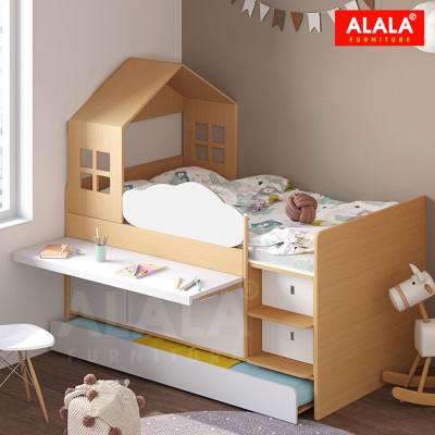 Giường tầng thấp ALALA152 đa năng/ Miễn phí vận chuyển và lắp đặt/ Đổi trả 30 ngày/ Sản phẩm được bảo hành 5 năm từ thương hiệu ALALA/ Chịu lực 700kg