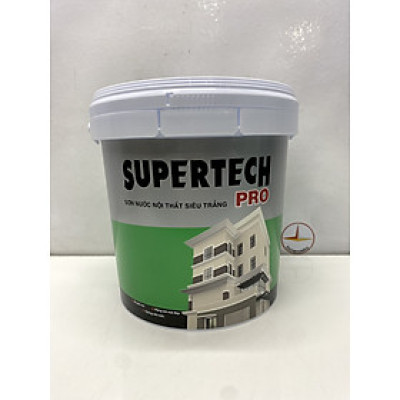 Sơn Nước Toa Supertech nội thất siêu trắng _5L
