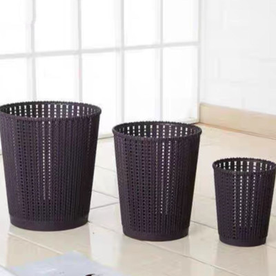 Giỏ Nhựa Giả Mây Đựng Đồ Dùng, Vật Dụng Đa Năng ( Tặng kèm túi quà tặng nhỏ ) - màu ngẫu nhiên - 20 x 25cm