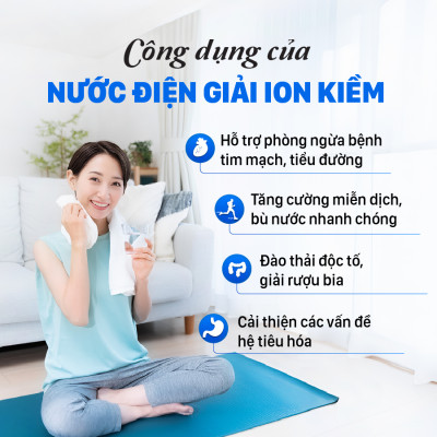 Máy Lọc Nước Điện Giải Ion Kiềm ROBOT ionMega 57 Dòng Máy Cơ - Hàng Chính Hãng