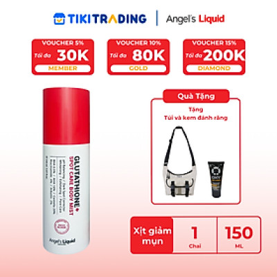 [PHIÊN BẢN NÂNG CẤP] Xịt Giảm Mụn Lưng Sáng Da Cơ Thể Angel