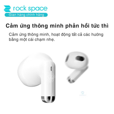 Tai nghe bluetooth không dây nhét tai ROCKSPACE EB700 TWS có mic hàng chính hãng bảo hành 12 tháng