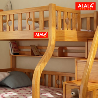 Giường tầng ALALA102 cao cấp/ Miễn phí vận chuyển và lắp đặt/ Đổi trả 30 ngày/ Sản phẩm được bảo hành 5 năm từ thương hiệu ALALA/ Chịu lực 700kg