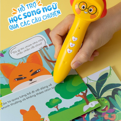Bút Chấm Đọc Lala Magic Pen Song Ngữ Việt Anh - Đồ Chơi Âm Thanh Tích Hợp Đa Chức Năng kèm Thu Âm Cho Bé – Lalala Baby