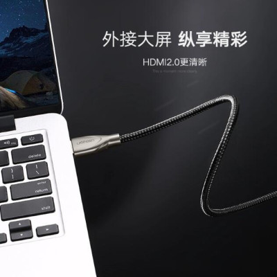 Ugreen UG50106HD131TK 1M màu Đen Cáp tín hiệu HDMI chuẩn 2.0 dây bọc lưới đầu hợp kim cao cấp - HÀNG CHÍNH HÃNG