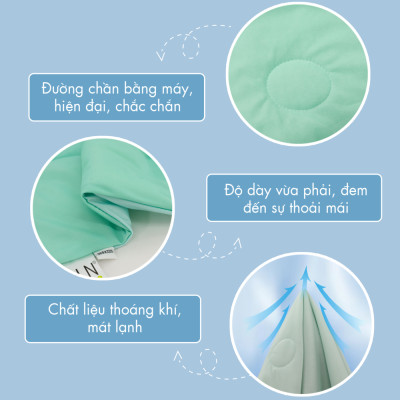 [CHĂN HÈ MÁT LẠNH] Mền lạnh I Cool Advance NIN House NM8036 1m6x2m1 màu gradient pastel | Chăn chần bông Ice Silk
