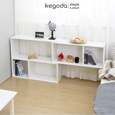 Kệ Gỗ Thông Minh 2 Khối Phong Cách Hàn Quốc Dễ Dàng Điều Chỉnh Thương Hiệu KEGODA KGD06