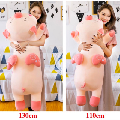 Thú nhồi bông heo cánh tiên trái tim so cute - Size từ 75cm đến 110cm - Quà tặng gấu bông heo goodnight lim dim dễ thương - Gối ôm mềm mịn cho bé.