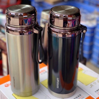 BÌNH GIỮ NHIỆT INOX KIM CƯƠNG HÀNG CHUẨN ĐỦ DUNG TÍCH - giao mầu ngẫu nhiên