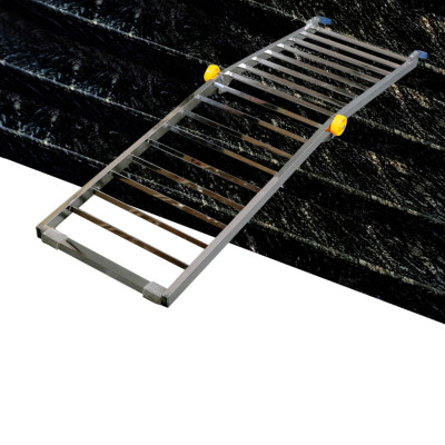 CẦU ĐI XE MÁY INOX  . kt 160 x 45 cm