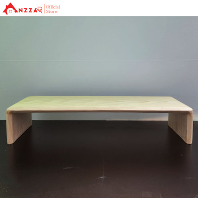 Kệ Màn Hình Máy Tính Monitor Sơn Phủ Bóng Kệ Gỗ Kê Màn Hình Uốn Cong Độc Đáo Sang Trọng Anzzar-06