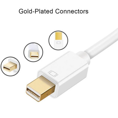 Cáp chuyển Mini Displayport sang HDMI Mini Displayport To HDMI Cáp Chuyển Thunderbolt To HDMI - Hàng Nhập Khẩu - Giao Màu Ngẫu Nhiên