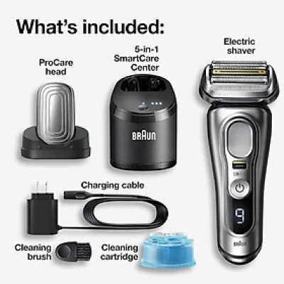 Máy cạo râu Braun Series 9 Pro 9487CC-V / Made in Germany Hàng chính hãng