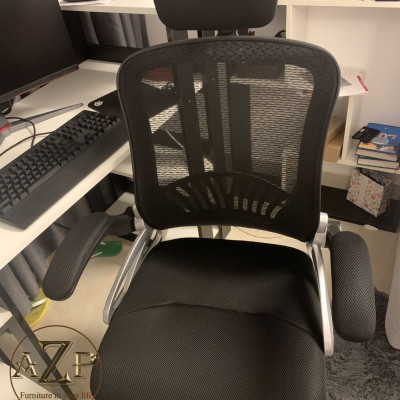 Ghế Giám Đốc, Ghế Văn Phòng  AZP FURNITURE Ergonomic AZP-9931 Đen - Nhóm Lươi Thoáng Mát, Tay Cất Gọn thông minh