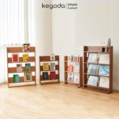 Kệ Gỗ 4 Tầng Để Sách, Tạp Chí Rộng 80cm Thương Hiệu KEGODA KGD14