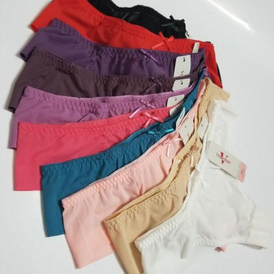 Combo 10 quần lót nữ lọt khe lụa trơn tàng hình Voronin 6419 – Seamless không viền, ôm sát, mặc đồ ôm quyến rũ