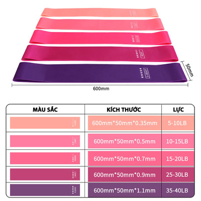 Dây kháng lực cao su đàn hồi X0101 Sportslink