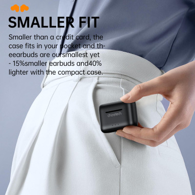 Tai nghe Choetech BH-T15 Bluetooth Chống Ồn Chủ Động True Wireless- hàng chính hãng