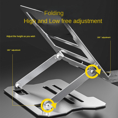 Giá Đỡ kim loại cho laptop máy tính bảng hỗ trợ tản nhiệt và điều chỉnh độ cao góc máy hàng nhập khẩu