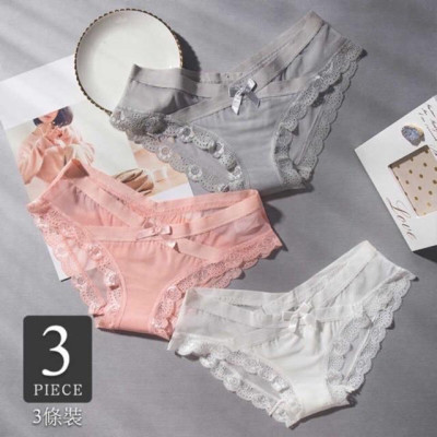 Combo 5 Quần lót nữ ren lưới nơ trước 5779 - chất siêu đẹp kèm ảnh thật