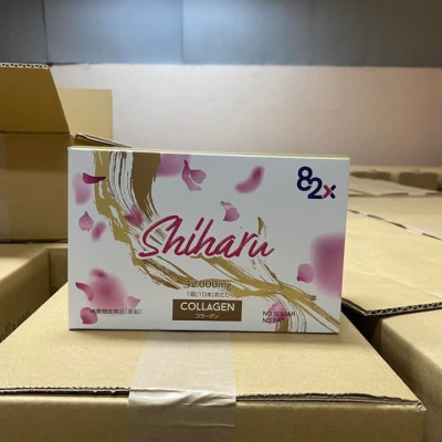 82X Nước uống COLLAGEN SHIHARU làm đẹp da , cấp ẩm đến từ Nhật Bản 50ml/lọ. (1 hộp )