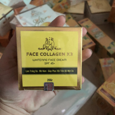 Kem Face Collagen X3 dưỡng Trắng da - Ngừa mụn - Nám