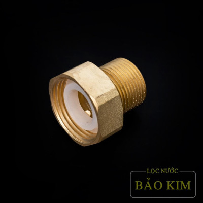Rắc co thau, đuôi đồng hồ nước ren trong 34 (1