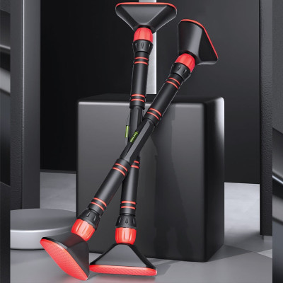 Xà Đơn Chống Xoay Gắn Cửa Treo Tường, Xà Đơn Gắn Tường 2025 Kích Thước 73-125cm Đa Năng Tập Cơ Bụng Bằng Thép Phun Sơn Chống Gỉ Có Thước Nivo Cân Bằng