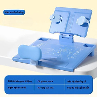 Mặt Bàn Học Chống Gù Chống Cận Cho Bé - Mặt Nghiêng 12° Tự Điều Chỉnh Tư Thế Ngồi Cho Trẻ Từ 5-12 Tuổi - Hàng Chính Hãng