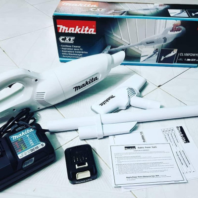 MÁY HÚT BỤI DÙNG PIN (12V MAX) 19 W MAKITA CL106FDWYW (01 SẠC. – 01 PIN 12V/1.5AH) - HÀNG CHÍNH HÃNG