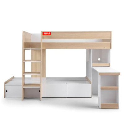 Giường tầng trẻ Em ALALA/ Miễn phí vận chuyển và lắp đặt/ Đổi trả 30 ngày/ Sản phẩm được bảo hành 5 năm từ thương hiệu ALALA/ Chịu lực 700kg