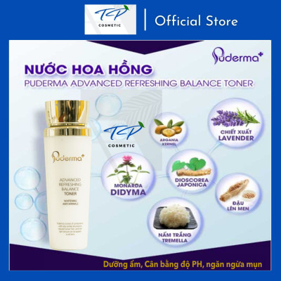 Combo làm sạch dành cho da dầu: nước tẩy trang Puderma, Sữa rửa mặt Puderma, Tẩy da chết Puderma, Toner nước hoa hồng Puderma: làm sạch, cấp ẩm giúp da sáng khỏe, ngăn ngừa mụn.