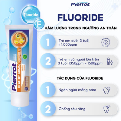 [ Mua 2 tặng 1 bàn chải ] Kem đánh răng chắc khỏe nướu PIERROT 75ml