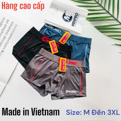 Combo 5 Quần Lót Đùi Nam Boxer Thun Lạnh Menpro MP3 – Hàng Cao Cấp