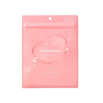 LULULUN - Mặt nạ Pure Pink Everys cấp ẩm hằng ngày dành cho da khô