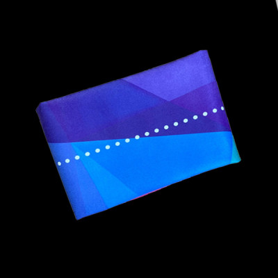 Thảm tập yoga du lịch cao cấp chính hãng Yvonne, Geometric (TẶNG KÈM 3 PHẦN QUÀ) dày 1,5mm gấp gọn, bề mặt nhám, siêu bám, ưa mồ hôi, dễ vệ sinh, chất liệu cao su tự nhiên, kích thước 183cm x 66cm, nặng 1,2kg